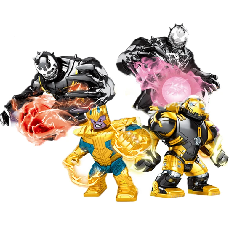 

Super Hero League Treant Thor Large Thanos Crocodile Killer Hulk Assembled Building Blocks Puzzle Learning Children's Toys