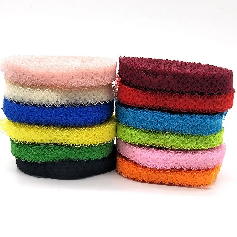 10 ярдов 15 мм белые черные кружевные аксессуары для свадебной вечеринки | Дом и сад