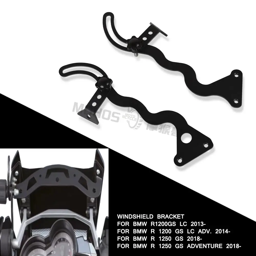 

Аксессуары для мотоциклов кронштейн для лобового стекла для BMW R 1250 GS ADV. R1250GS ADVENTURE 2018 2019 2020 2021 2022-Поддержка ветрового стекла