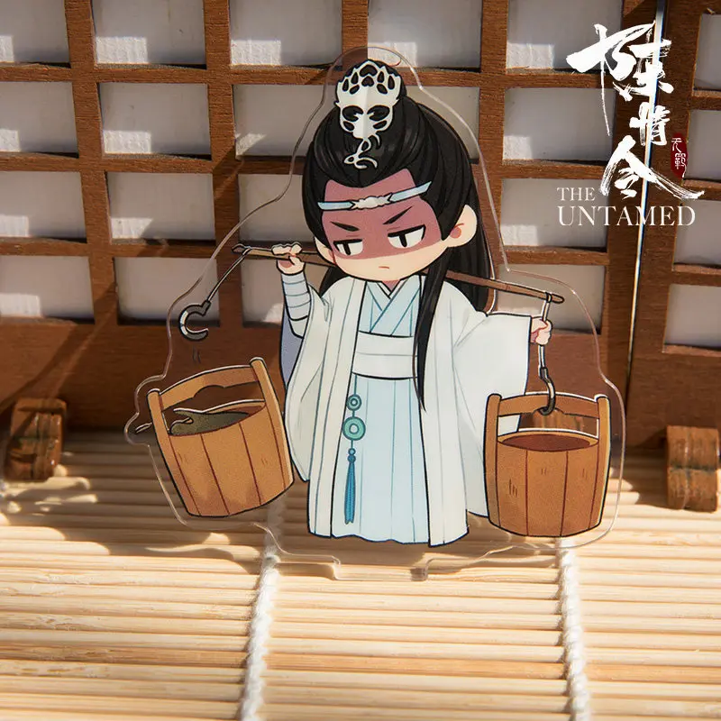 Grandmaster of Demonic Cultivation The Untamed Wei Wuxian Kawaii Cartoon Cosplay Acrylic Cartoon Figure Stand Model Plate Gifts