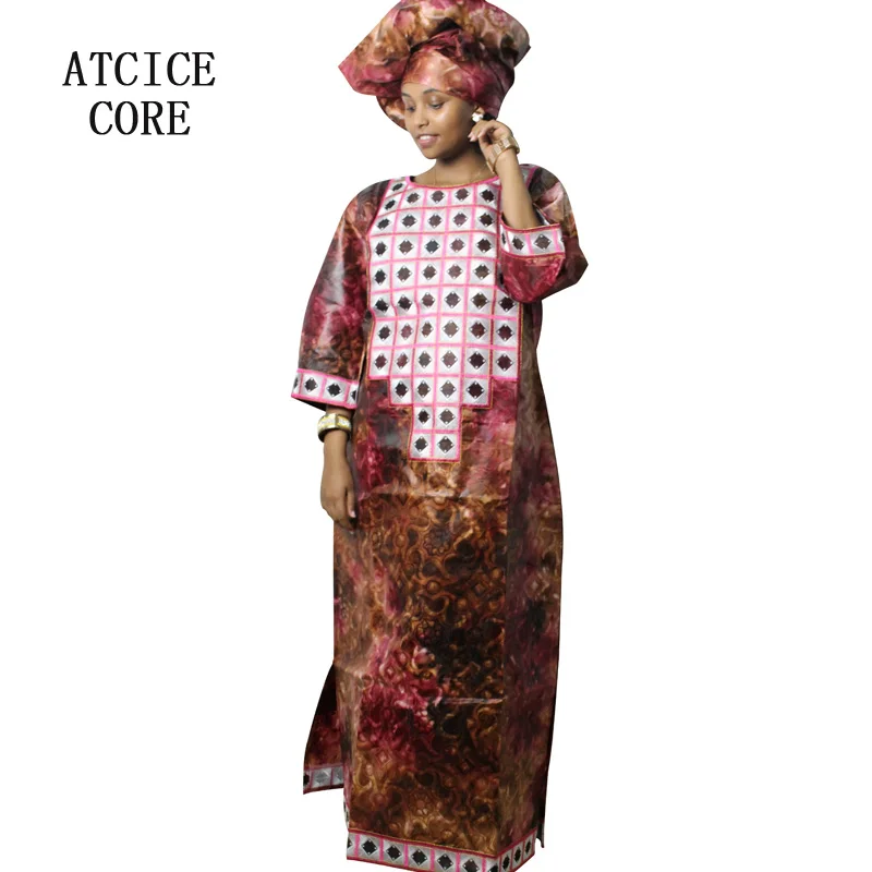 Платья в африканском стиле для женщин дизайнерское длинное платье с вышивкой и
