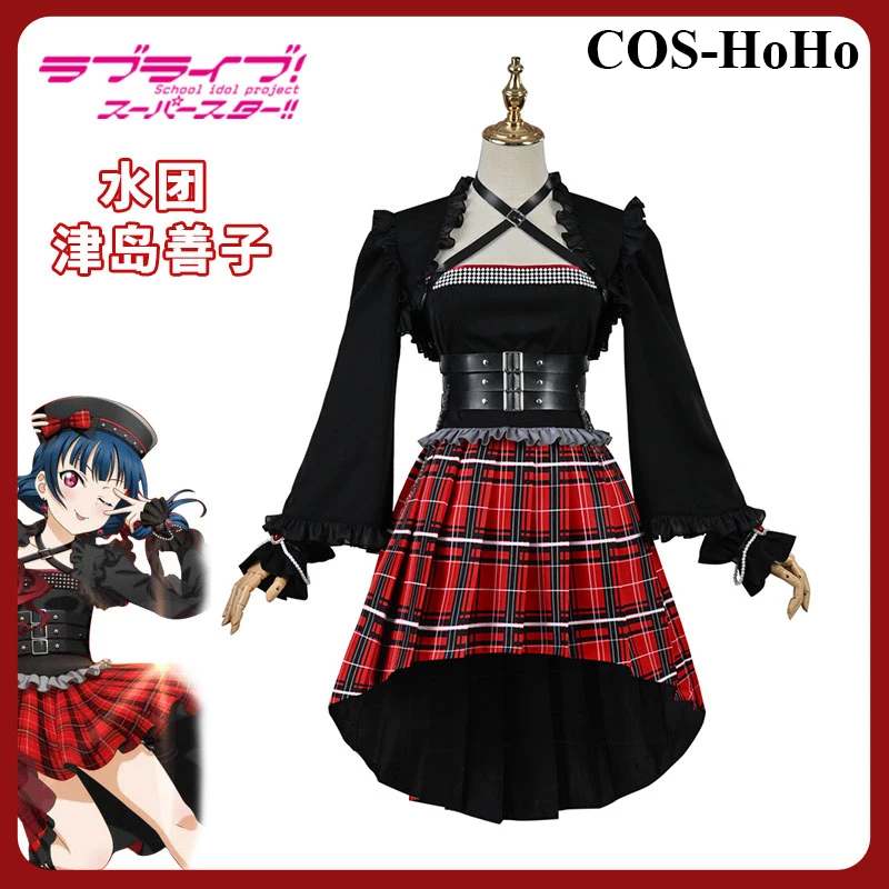 

Костюм для косплея COS-HoHo из аниме «Lovelive Aqours», «цушима йошико», «стреляющая звезда», «воин», костюм для выступления, Женский Игровой костюм, Но...