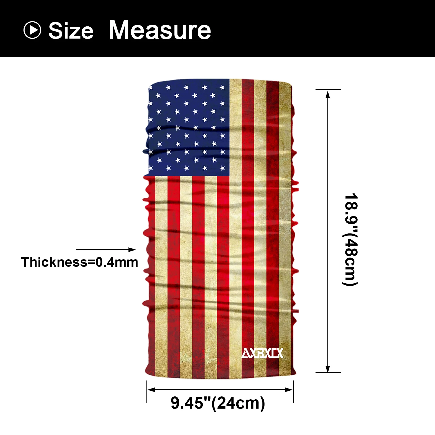 3D принт национального флага маска шарф на шею бандана летняя Солнцезащитная