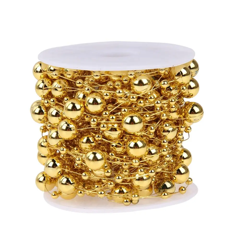 

10 м/рулон, цепочка из круглых бусин