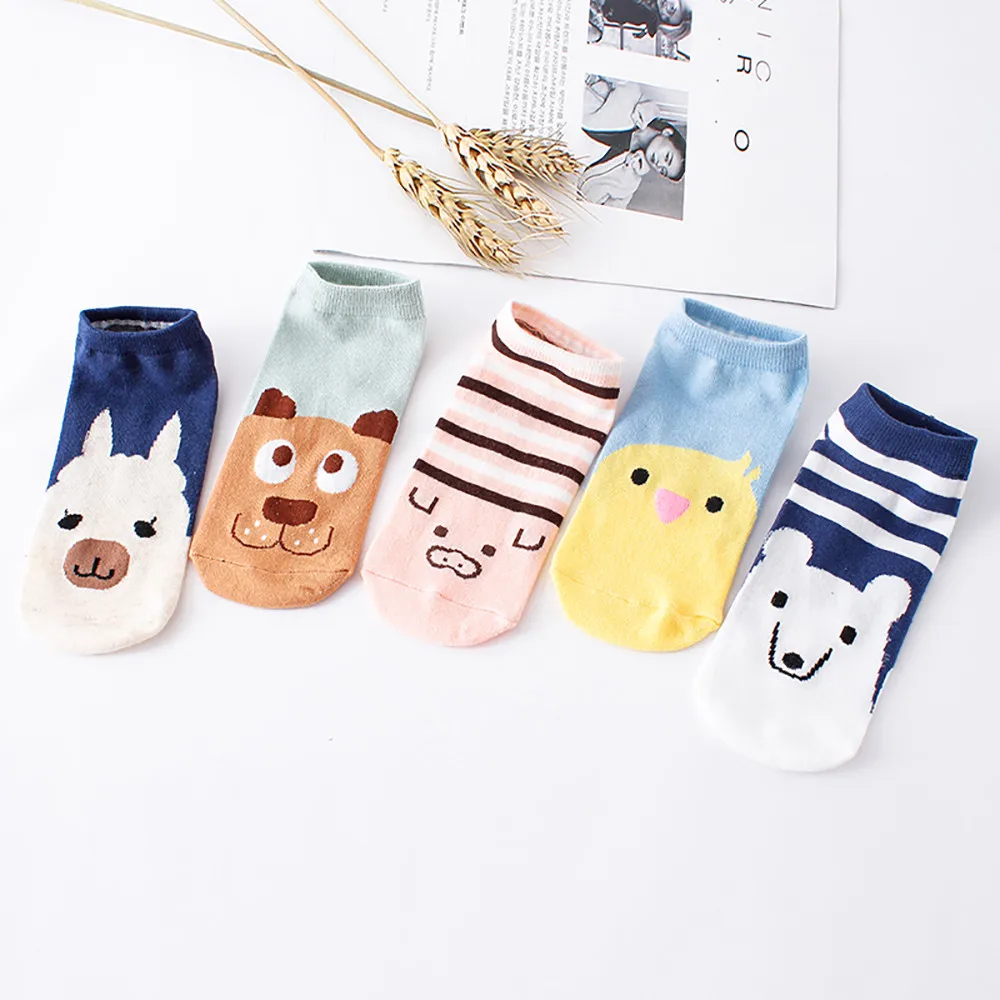 

1Pairs socks women Women Comfortable Cartoon Cute Cotton Sock Slippers Short Ankle Socks woman socks