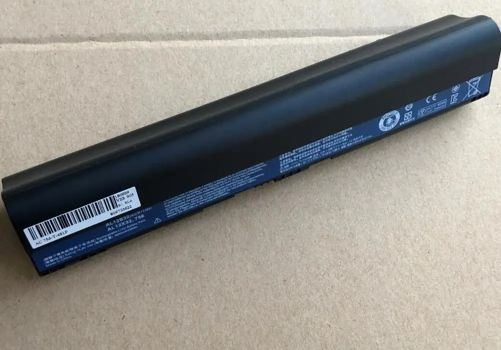 Аккумулятор AL12B32 AL12X32 AL12A31 AL12B31 для Acer Aspire One 756 V5 171 725 TravelMate B113 B113M M C7 C710|battery for acer