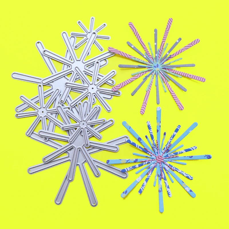 Резка штампов фейерверк розетки Скрапбукинг оформление открыток Бумага Ремесло