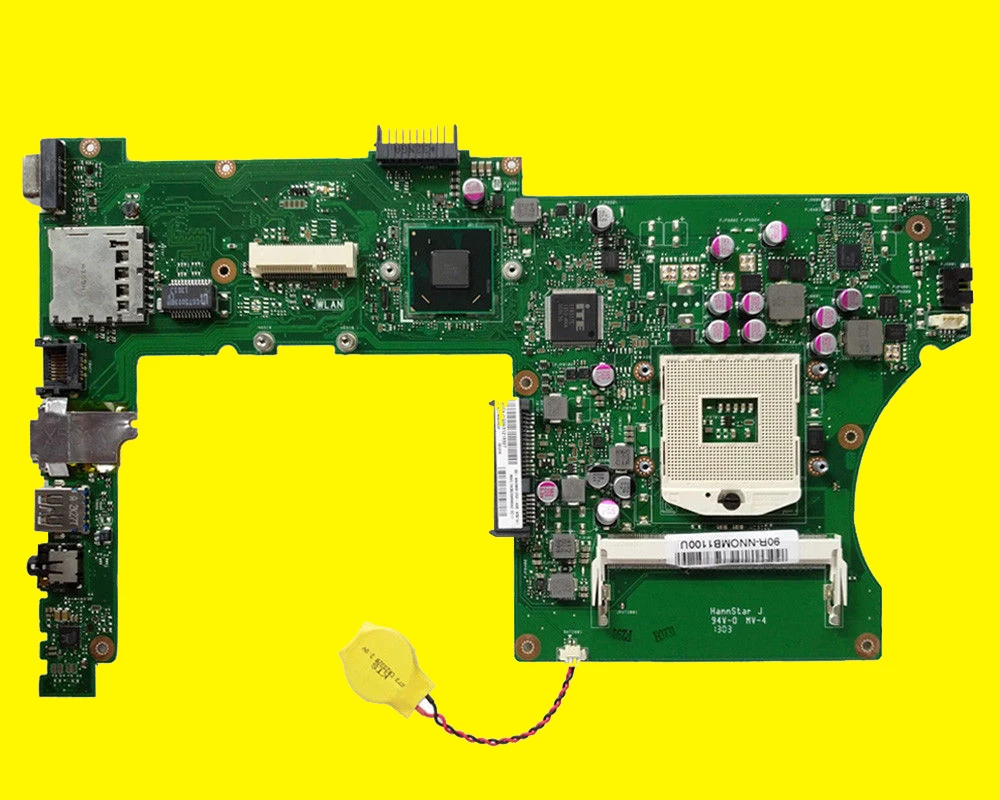 

X401A Motherboard REV:2.0 HM70 RAM For Asus X401A F401A X501A laptop Motherboard X401A Mainboard X401A Mainboard send CPU