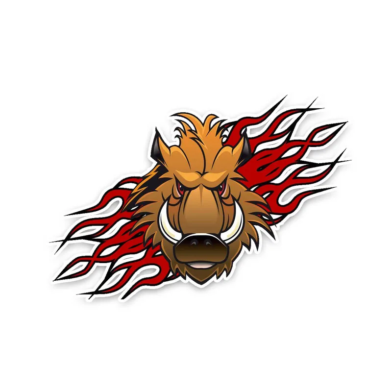 

Frightening Wild Boar Decals PVC Popular Animal Fantastic Nice Quality Car Sticker Decoration