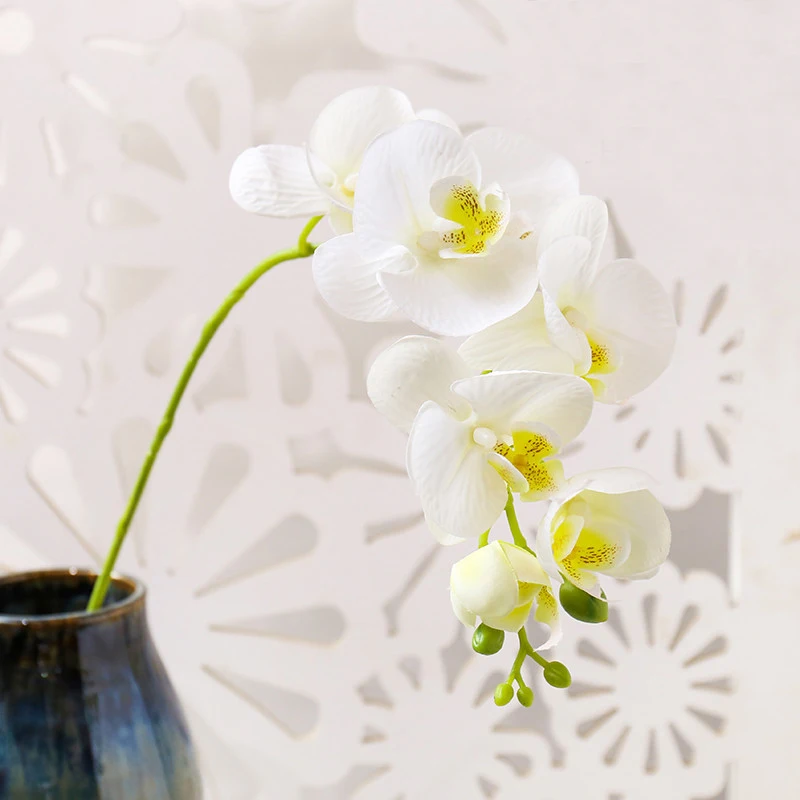 60-100 см реальные сенсорные длинные искусственная Орхидея Бабочка цветы украшения