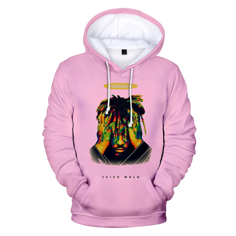 

Новое поступление 2020, свитшоты juice wrld для мужчин и женщин, модная Толстовка в стиле Харадзюку С 3D принтом, осенне-зимний пуловер, одежда