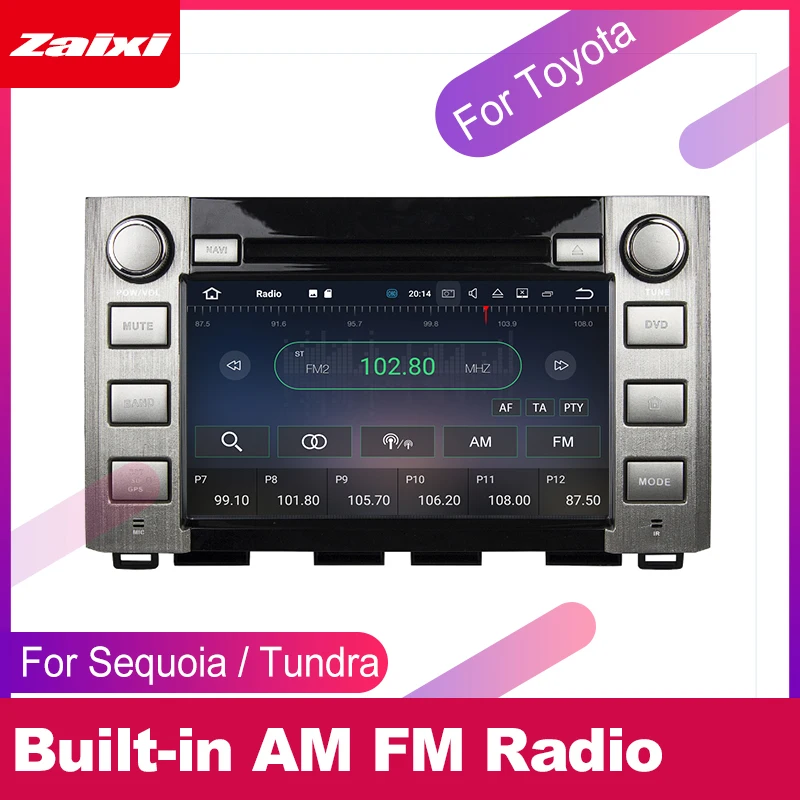 Android автомобильный dvd gps мультимедийный плеер для Toyota Sequoia Tundra 2014 2015 2016 навигация