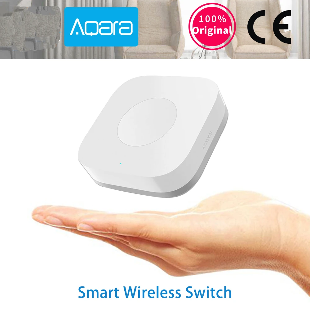 Умный беспроводной переключатель Aqara ZigBee умное приложение для дистанционного