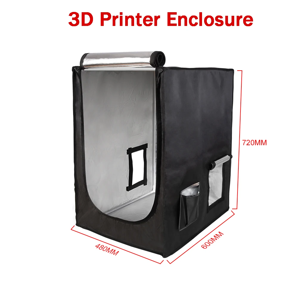 

3D Printer Enclosure Tents Warm Dust Cove Insulation Shed Constant Soundproof for Ender 3 I3 Mega BIQU B1 3D Printer Parts