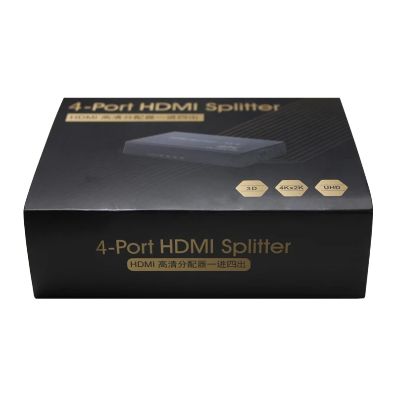 Раздельный разъем HDCP mini HDMl Full HD 1080p 1 в 4 выхода усилитель дисплея поддержка входа