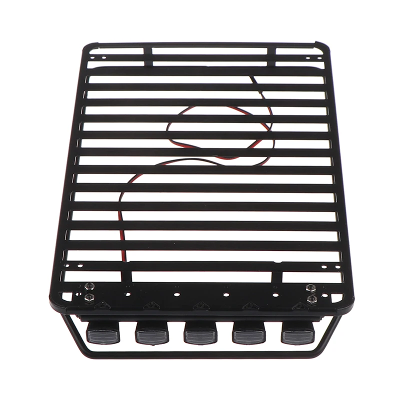 

Metal Roof Rack with 5 LED lights for 1:10 RC Rock Crawler 90046 SCX10 D90