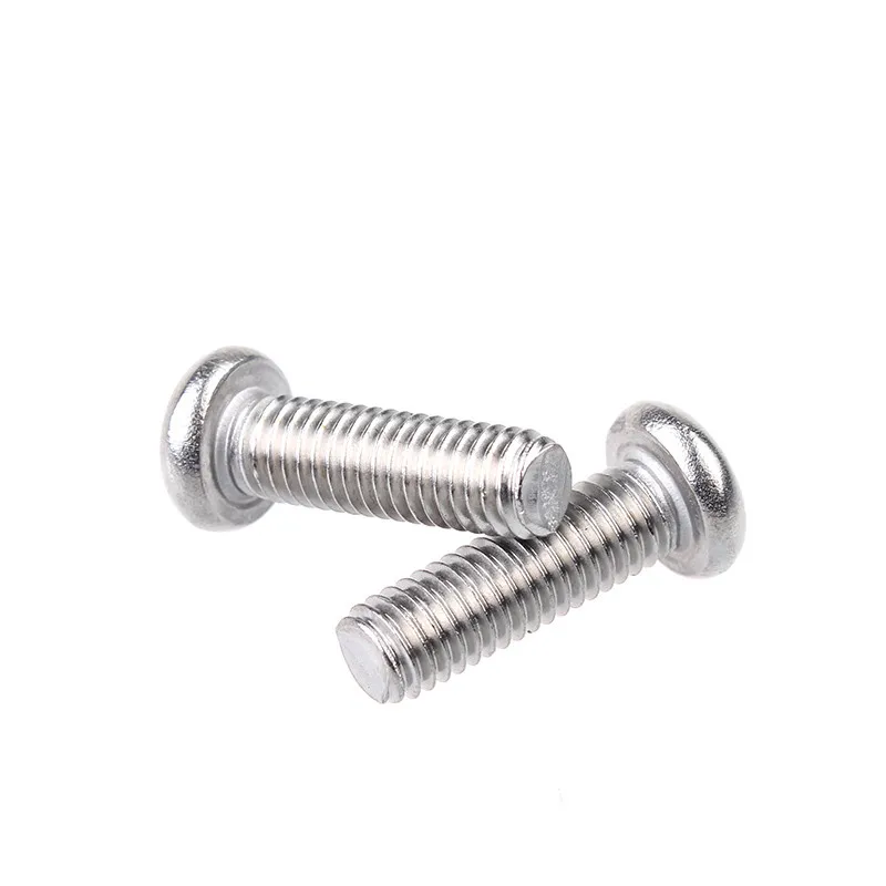 10 шт./лот 304 шурупы из нержавеющей стали с круглой головкой SZ101-5 M4 * 5-M4*90 винты для