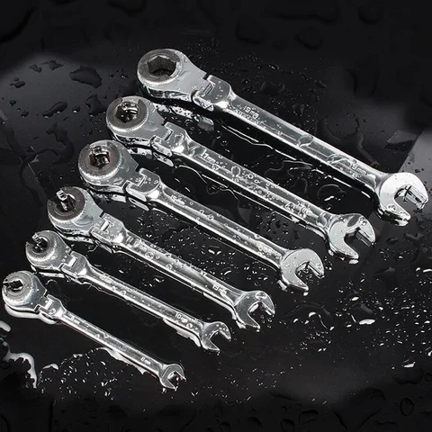 Tubing Ratchet Wrench Combination Metric Set Hand Tools Torque Gear Socket Nut a of Key | Инструменты