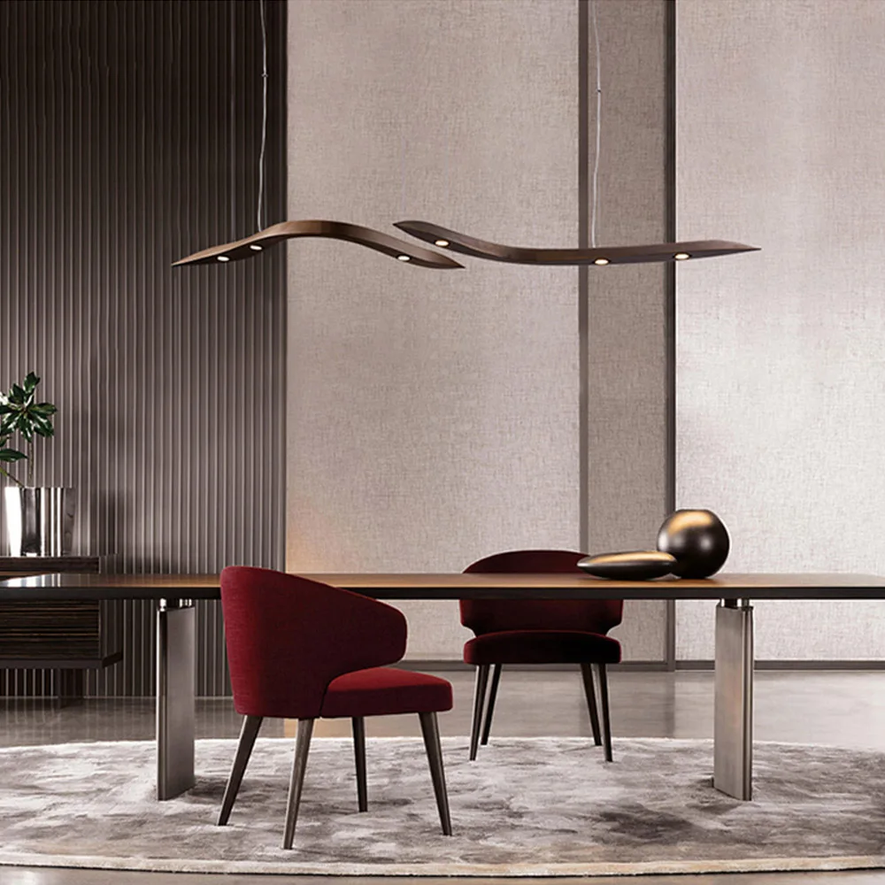 wood pendant lights Nordic hanging lamp led modern for Living meeting Room study Retro decoracion lighting minimalism fixtures | Освещение