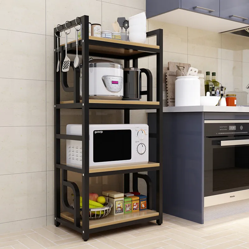 

Kitchen rack oven rack household storage rack cabinet shelf microwave cabinet floor-standing multi-layer storage rack