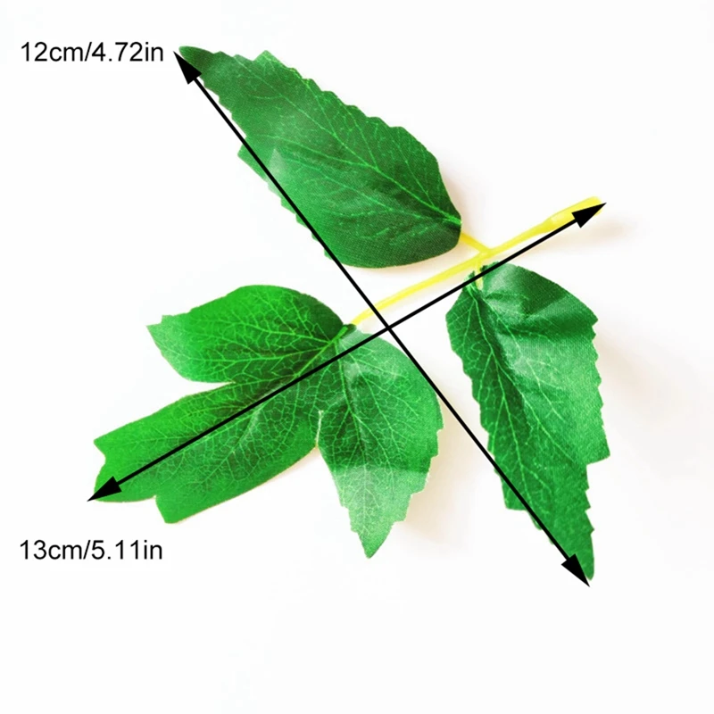 

20PCS Artificial Leaves Stems Realistic Faux Leaves DIY Faux Greenery Leaves Artificial Plants Wedding Party Bouquets Home Decor