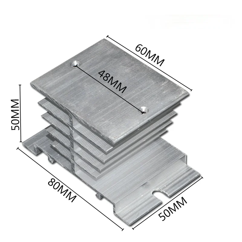 

1pcs MINI 10A-40A relay Single Phase Solid State Relay SSR Aluminum Heat Sink Dissipation Radiator Newest,Suitable