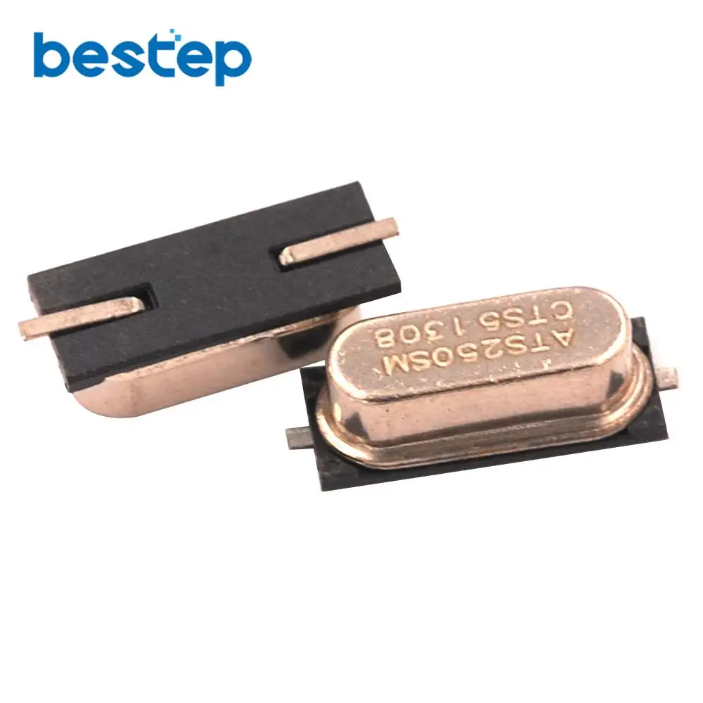 10 шт. 49SMD 25 000 МГц Пассивный кварцевый генератор SMD | Электронные компоненты и