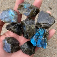 100g raw rainbow labradorite rocks natural crystal quartz healing reiki rough stone aquarium decor mineral specimen