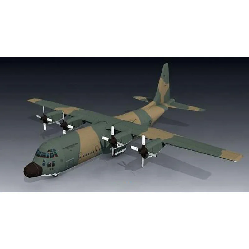 1:50 XL C-130H Геркулес Бумага Ремесло Самолет Модель Руководство DIY от AliExpress WW