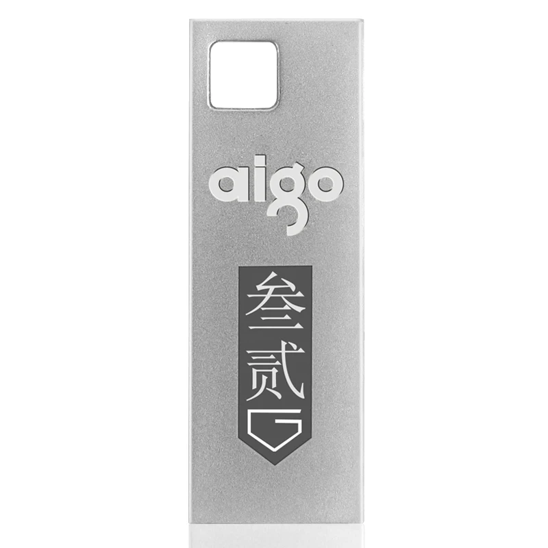 Aigo 64G водонепроницаемый usb китайский бамбуковый Слип дизайн флэш накопитель в
