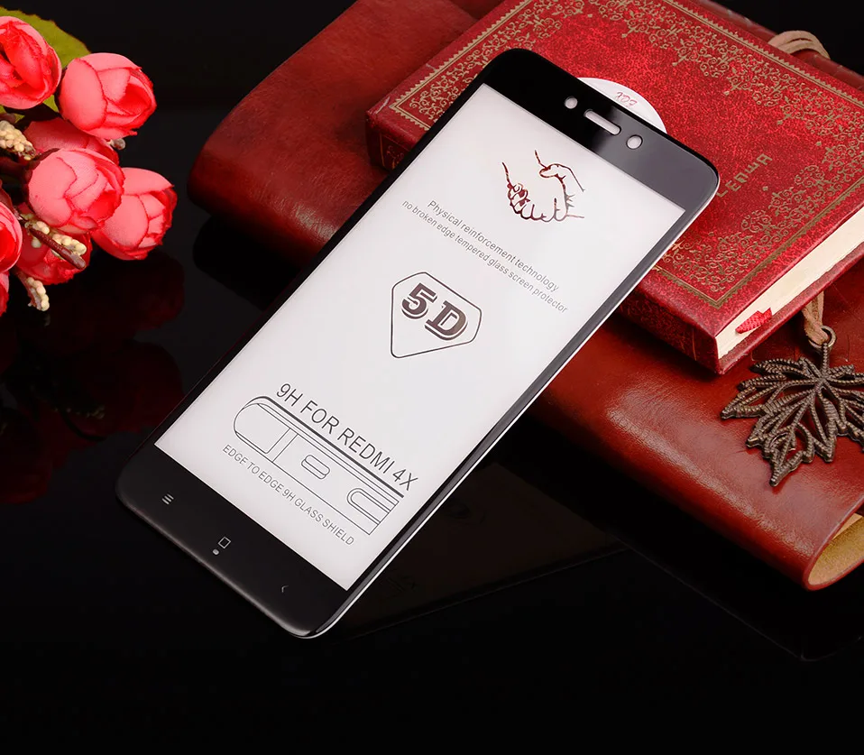 5D закаленное стекло для Xiaomi Redmi Note 4X 32 gb полное покрытие Xiomi Redmi4x Note4X стекло для Xiaomi Redmi Note 4X защита экрана