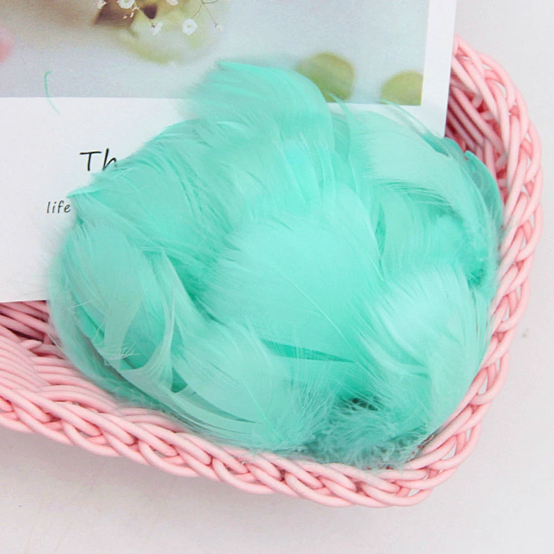 100 шт. натуральные перья лебедя 4 8 см|Перо| |