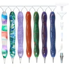 Алмазная 5d-ручка с 7 насадками, для вышивки крестиком из смолы, инструменты для нейл-арта