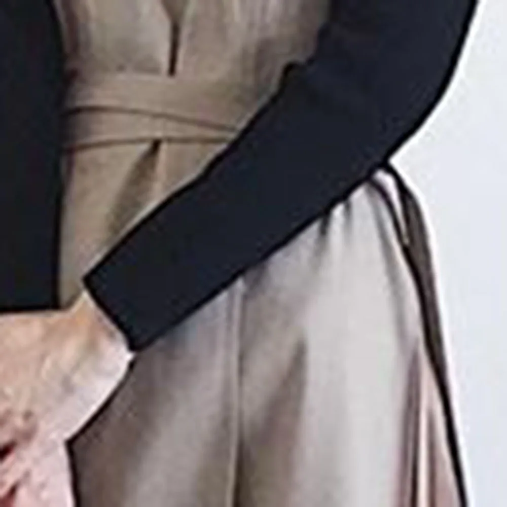 Женское платье с завышенной талией Осеннее Плиссированное длинное в Корейском