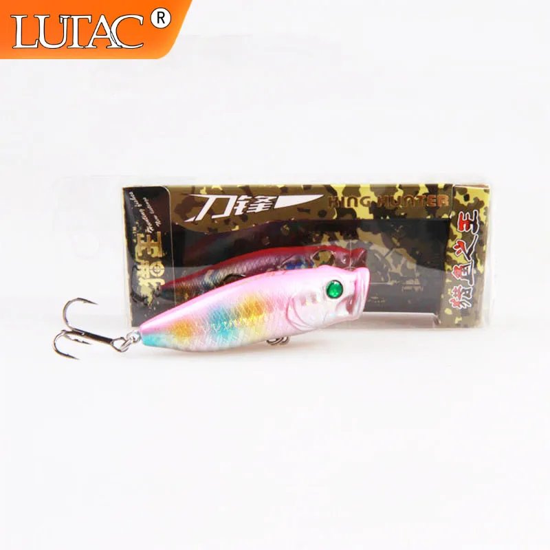 

LUTAC Popper Swimbaits Fishing Lure Pesca 65mm 10g Artificial Tackle Wobblers
