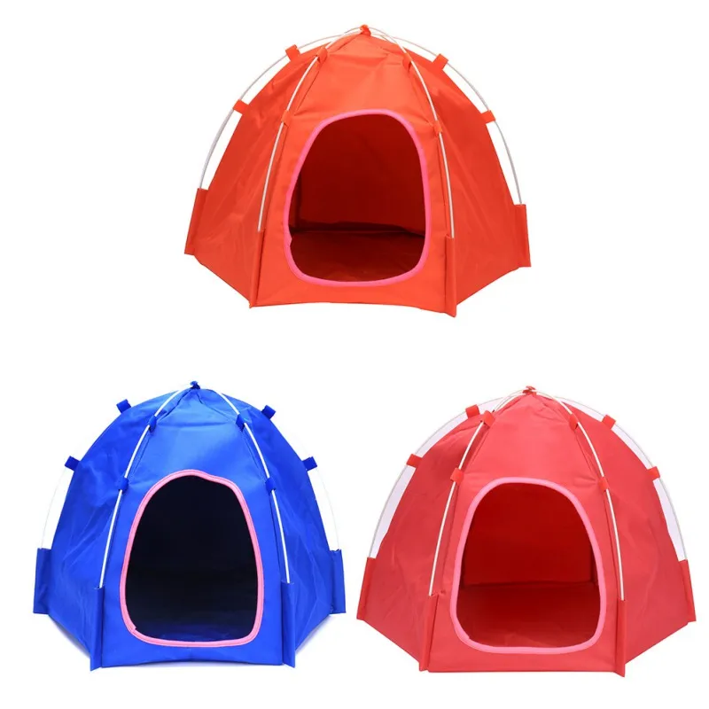 Pet 6 углов складной солнцезащитный водонепроницаемый Оксфорд ткань палатка для