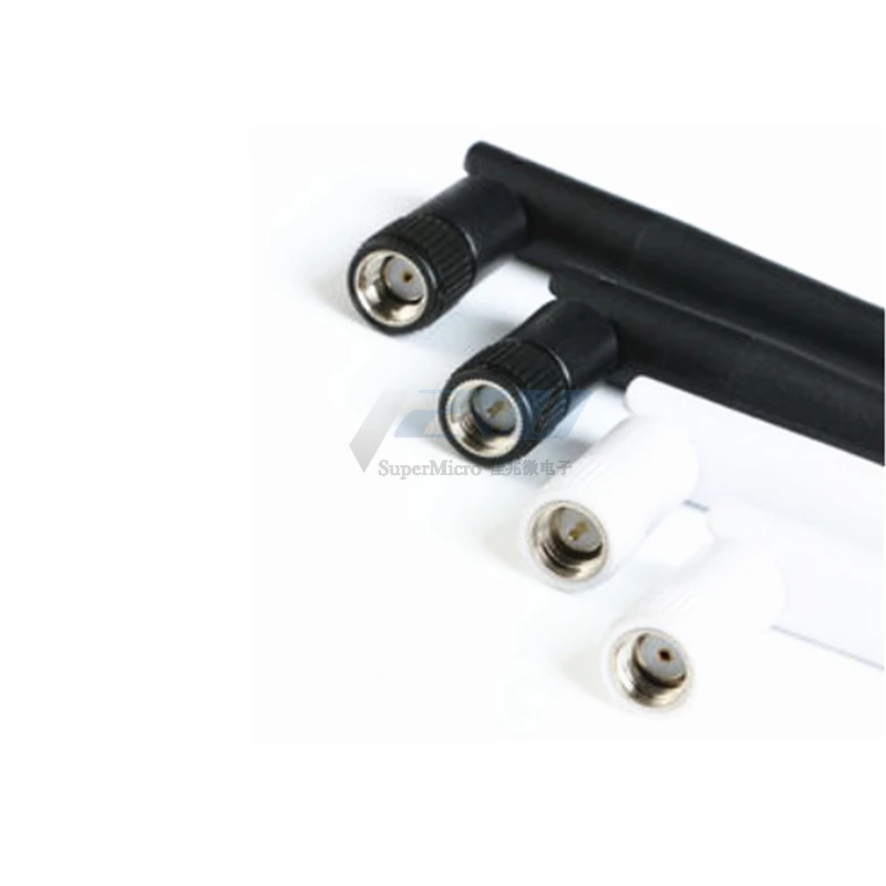 Бесплатная доставка! 1 шт. 2 4 ГГц 3dBi Omni WIFI антенна с RP SMA штекер/гнездо для