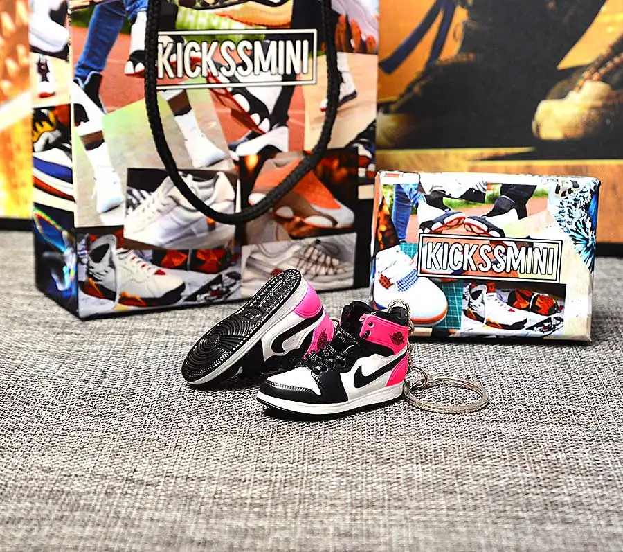 Персональный DIY Jordan Generation AIR JORDAN 1 chicago 3D кроссовок фигурный брелок сумка Подвеска парный брелок