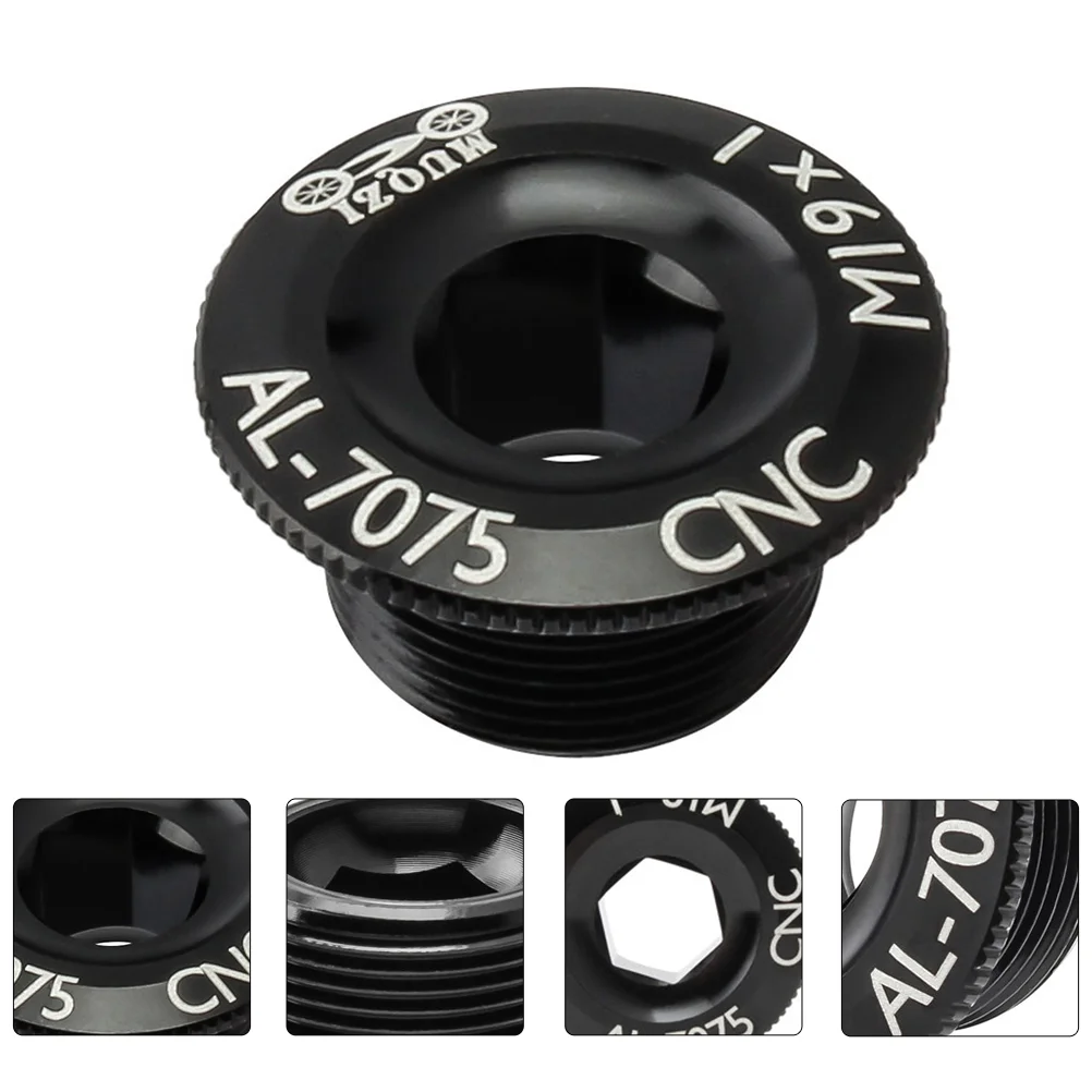 

2Pcs Portable Crank Cover Screws Aluminum Alloy Fixing Bolts Bike Accessories