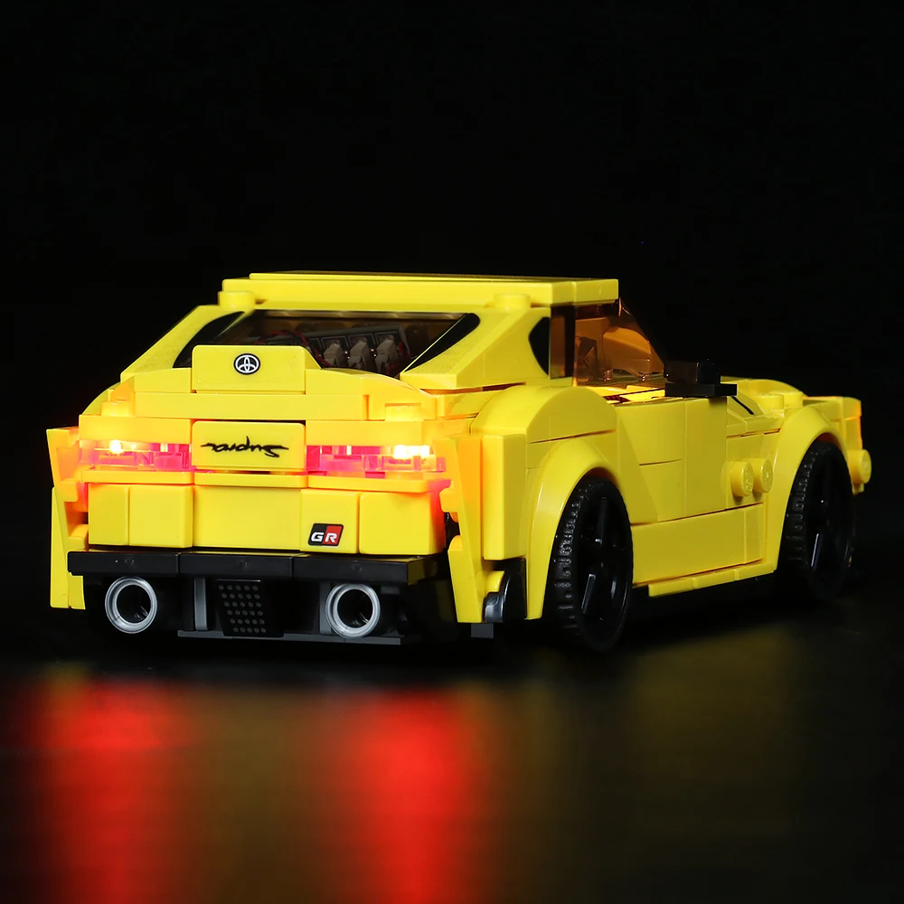 

LED Light Kit For 76901 Toyotaeds GR Supra Car Toys Set Not Included Building Blocks Only Lighting Kit