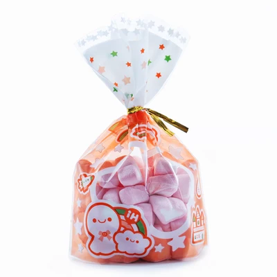 Snowman Orange Leotriting 50 шт./упак. 23 стиля Плюм Пластиковые Подарочные Упаковочные пакеты на день рождения, свадьбу, вечеринку, пекарня креативное печенье конфеты сумки - Цвет: Snowman Orange