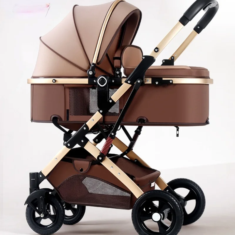 

Коляска детская легкая складная с высоким уровнем амортизации