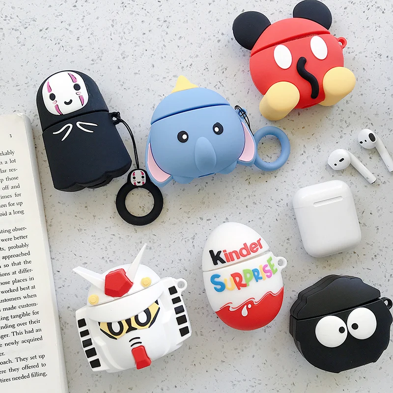 GIAUSA Airpods сумка с рисунком аниме чехол для наушников силиконовый чехол для Airpods чехол аксессуары чехол для наушников