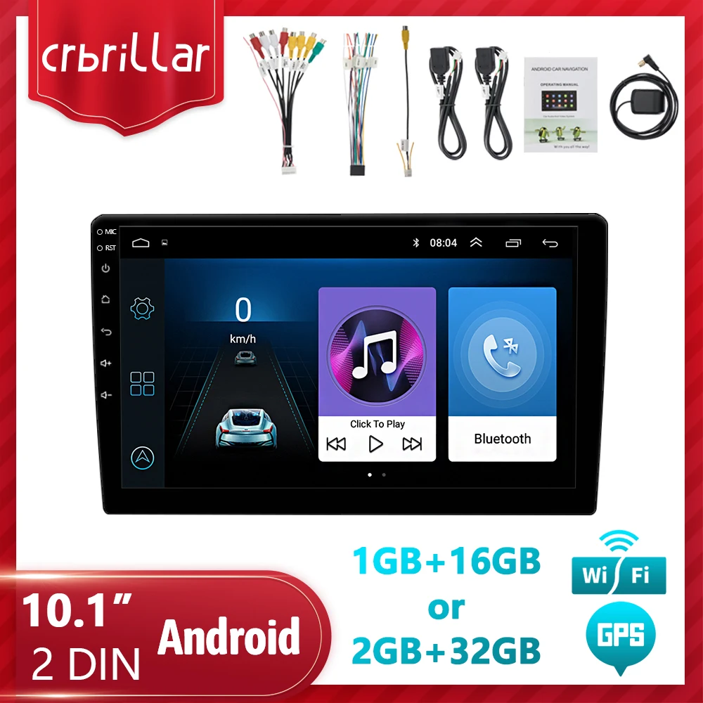 Автомагнитола Crbrillar 2 Din Android 9 1 9/10 дюйма|Автомагнитолы| |