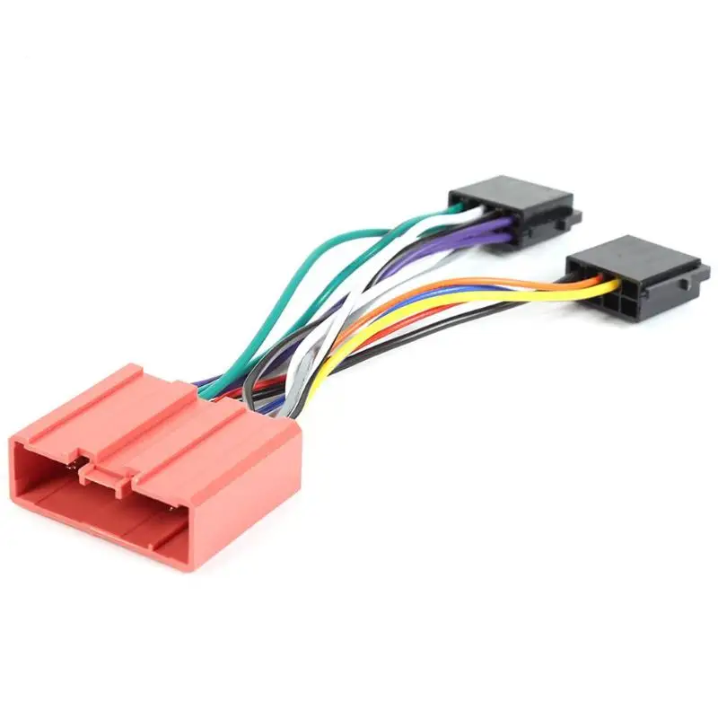 Автомобильный стерео радиоплеер ABS стандарт ISO соединитель жгута проводов 13