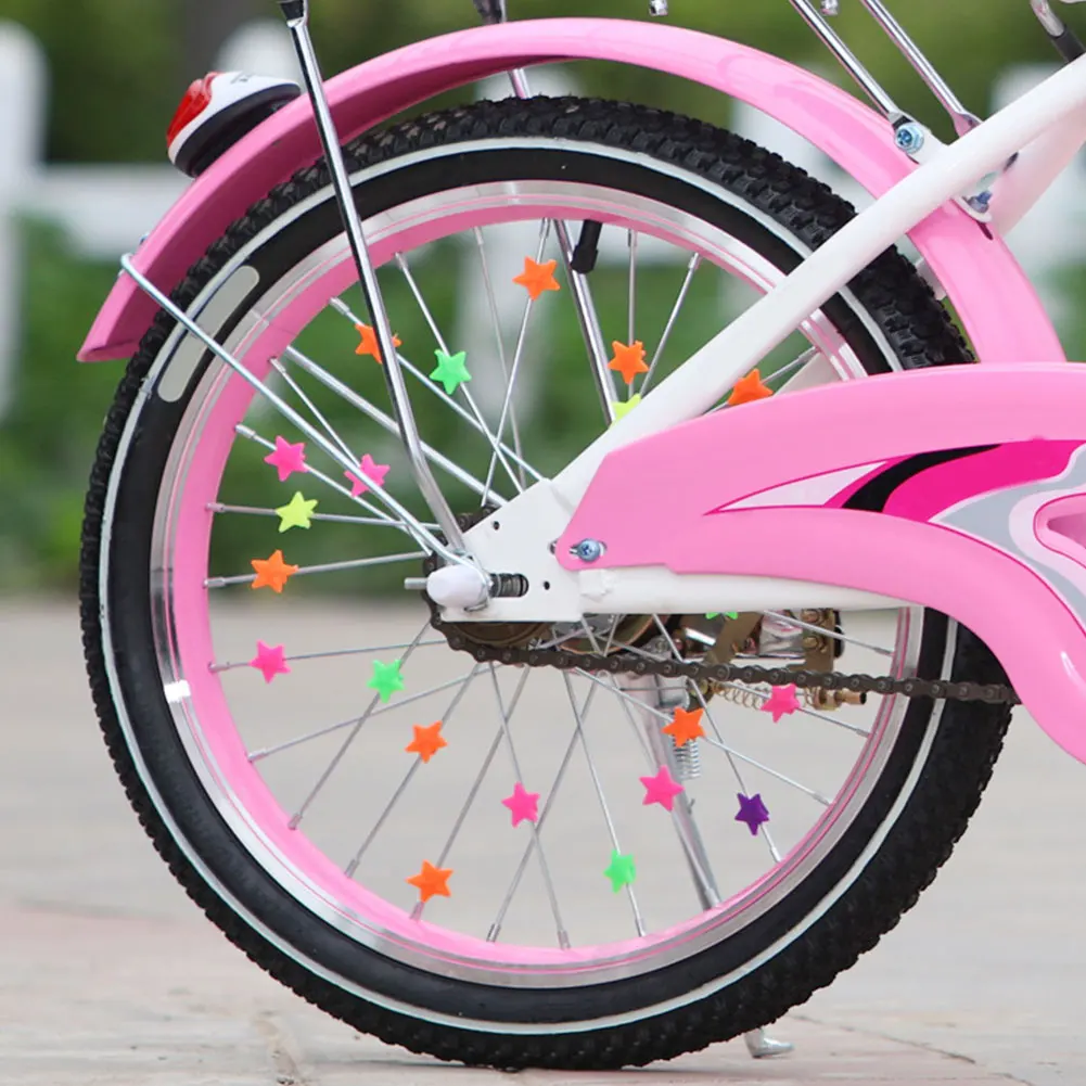 

Children's Bicycle Spoke Decoration Bicycle Accessories Stars Children's Bicycle Decoration Kid Cycling Accessories