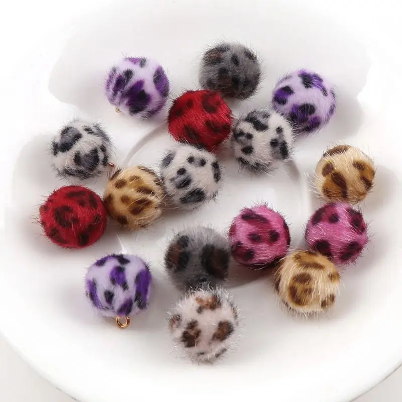 

Fluffy Imitation Mink Fur Ball Hair Jewelry Accessories Soft Pompom DIY Craft Supplies
