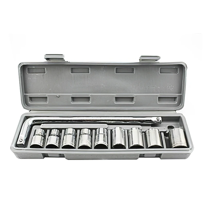 

Ratchet Wrench Socket Hex Wrench Tool Motorcycle Repair Tool Set 10 Piece Socket Wrench Set Bicycle Ordinary Manual Universal