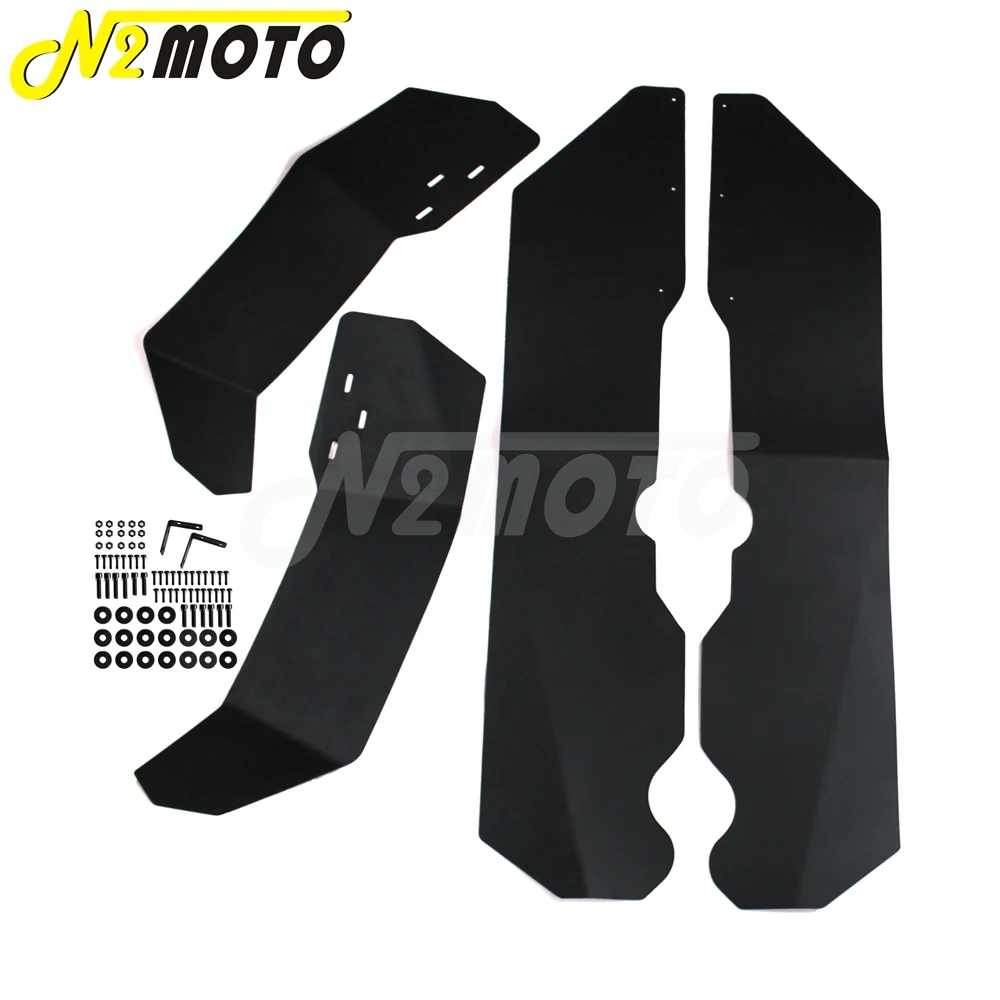 Мотоциклетные черные Брызговики брызговики удлинители для Polaris RZR XP 1000 4 2015 2019 UTV