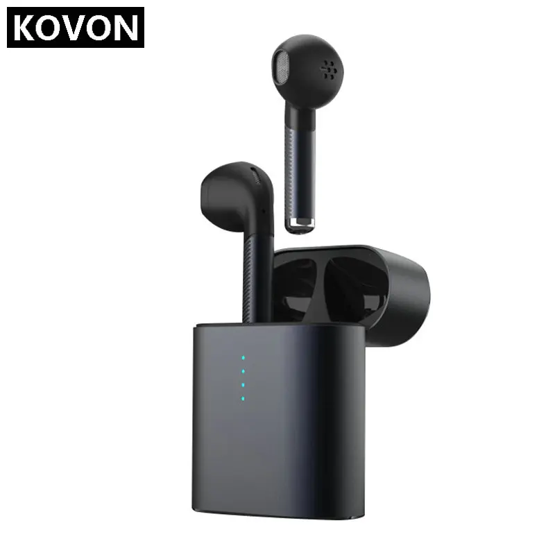 Беспроводные Bluetooth наушники S1 с металлическим чехлом для зарядки стереонаушники